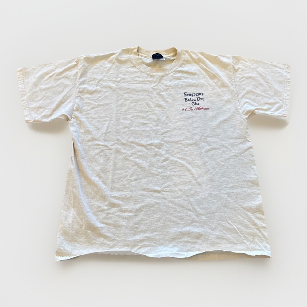 Seagram's‎ Extra Dry Gin Shirt Mens XL #1 In Alabama Alcohol Y2K